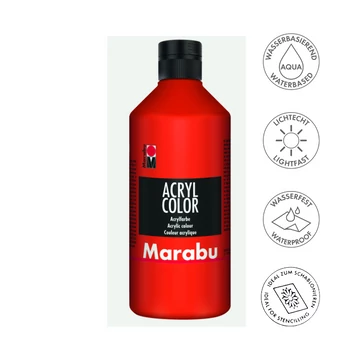 Marabu ACRYL COLOR akrilfesték tubusban – élénk, könnyen kezelhető festék