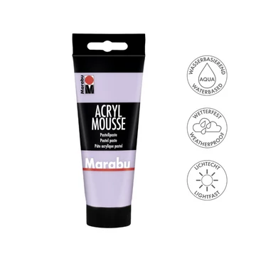 Marabu ACRYL MOUSSE akrilhab 007 levendula 100ml Marabu ACRYL MOUSSE akrilhab 007 levendula 100ml