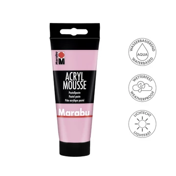 Marabu ACRYL MOUSSE akrilhab 033 rózsa 100ml Marabu ACRYL MOUSSE akrilhab 033 rózsa 100ml