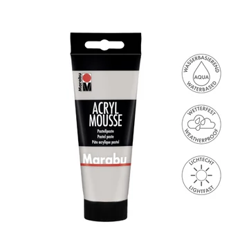 Marabu ACRYL MOUSSE akrilhab 278 világos szürke 100ml Marabu ACRYL MOUSSE akrilhab 278 világos szürke 100ml