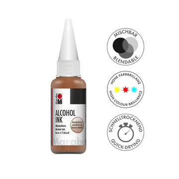 Marabu ALCOHOL INK 789 metálfényű bronz – élénk színű alkoholos tinta fluid art és mixed media technikákhoz Marabu ALCOHOL INK 789 metálfényű bronz – élénk színű alkoholos tinta fluid art és mixed media technikákhoz