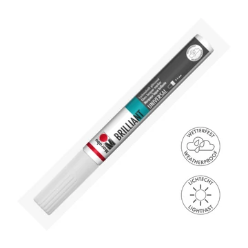 Marabu BRILLIANT fényes akril filctoll 2-4mm 070 fehér Marabu BRILLIANT fényes akril filctoll 2-4mm 070 fehér