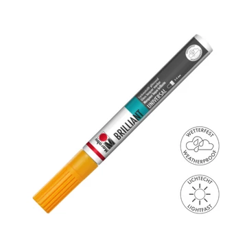 Marabu BRILLIANT fényes akril filctoll 2-4mm 225 mandarin Marabu BRILLIANT fényes akril filctoll 2-4mm 225 mandarin
