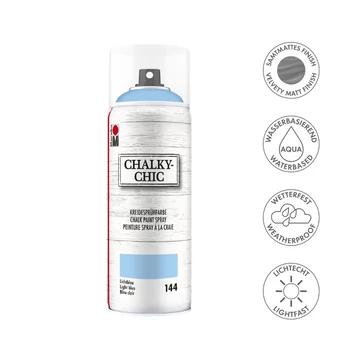 Marabu CHALKY CHIC krétafesték spray 144 spray 144 világoskék 400ml Marabu CHALKY CHIC krétafesték spray 144 spray 144 világoskék 400ml