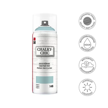 Marabu CHALKY CHIC krétafesték spray 148 spray 148 lagúna 400ml Marabu CHALKY CHIC krétafesték spray 148 spray 148 lagúna 400ml