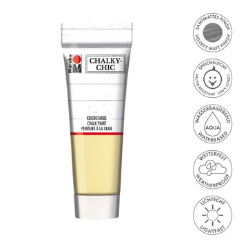 Marabu CHALKY CHIC krétafesték 112 pasztell sárga 100ml Marabu CHALKY CHIC krétafesték 112 pasztell sárga 100ml