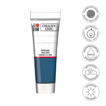 Marabu CHALKY CHIC krétafesték 145 füstös kék 100ml Marabu CHALKY CHIC krétafesték 145 füstös kék 100ml