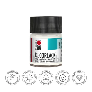 Marabu DECORLACK hobbi akrilfesték 070 fehér 50ml Marabu DECORLACK hobbi akrilfesték 070 fehér 50ml
