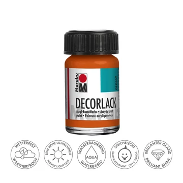 Marabu DECORLACK hobbi akrilfesték 013 narancs 15ml Marabu DECORLACK hobbi akrilfesték 013 narancs 15ml