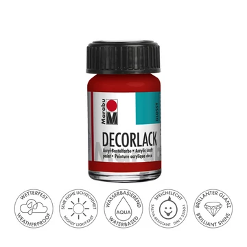Marabu DECORLACK hobbi akrilfesték 031 meggyvörös 15ml Marabu DECORLACK hobbi akrilfesték 031 meggyvörös 15ml