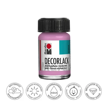 Marabu DECORLACK hobbi akrilfesték 033 pink 15ml Marabu DECORLACK hobbi akrilfesték 033 pink 15ml