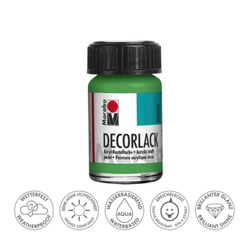 Marabu DECORLACK hobbi akrilfesték 062 világos zöld 15ml Marabu DECORLACK hobbi akrilfesték 062 világos zöld 15ml