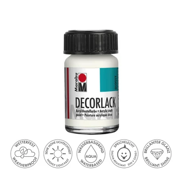 Marabu DECORLACK hobbi akrilfesték 070 fehér 15ml Marabu DECORLACK hobbi akrilfesték 070 fehér 15ml