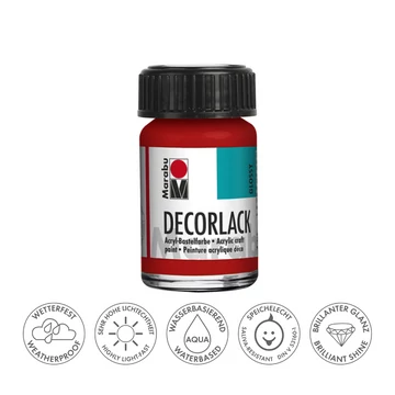 Marabu DECORLACK hobbi akrilfesték 230 mustkátli 15ml Marabu DECORLACK hobbi akrilfesték 230 mustkátli 15ml