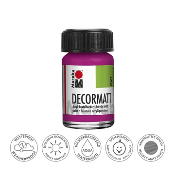 Marabu DECORMATT hobbi akrilfesték 014 magenta 15ml Marabu DECORMATT hobbi akrilfesték 014 magenta 15ml