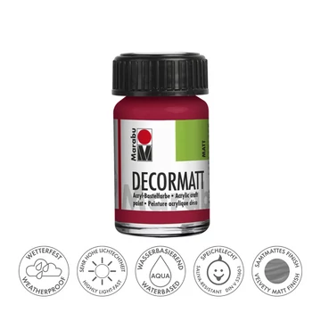 Marabu DECORMATT hobbi akrilfesték 032 kármin vörös 15ml Marabu DECORMATT hobbi akrilfesték 032 kármin vörös 15ml