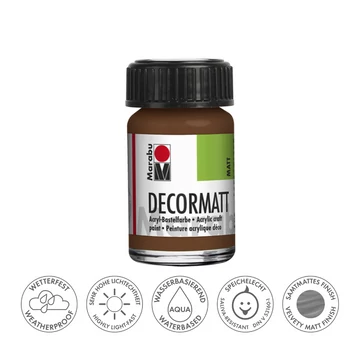 Marabu DECORMATT hobbi akrilfesték 047 világos barna 15ml Marabu DECORMATT hobbi akrilfesték 047 világos barna 15ml