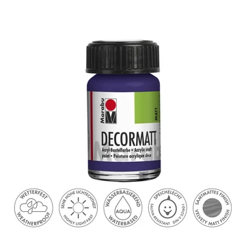 Marabu DECORMATT hobbi akrilfesték 051 sötét ibolya 15ml Marabu DECORMATT hobbi akrilfesték 051 sötét ibolya 15ml
