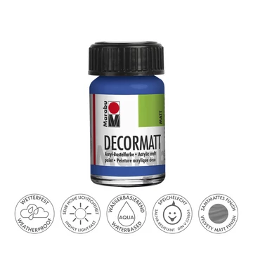 Marabu DECORMATT hobbi akrilfesték 052 középkék 15ml Marabu DECORMATT hobbi akrilfesték 052 középkék 15ml