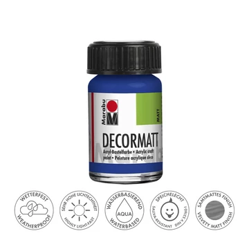 Marabu DECORMATT hobbi akrilfesték 055 sötét ultramarin 15ml Marabu DECORMATT hobbi akrilfesték 055 sötét ultramarin 15ml