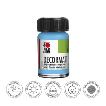 Marabu DECORMATT hobbi akrilfesték 090 világos kék 15ml Marabu DECORMATT hobbi akrilfesték 090 világos kék 15ml