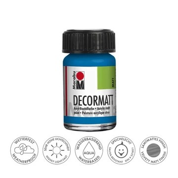Marabu DECORMATT hobbi akrilfesték 095 azúrkék 15ml Marabu DECORMATT hobbi akrilfesték 095 azúrkék 15ml