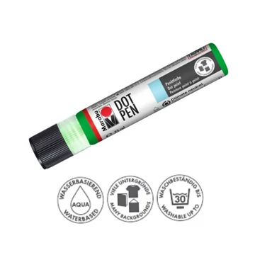 Marabu Dot Pen díszítő és pontozó toll 066 sárgás zöld 25ml Marabu Dot Pen díszítő és pontozó toll 066 sárgás zöld 25ml