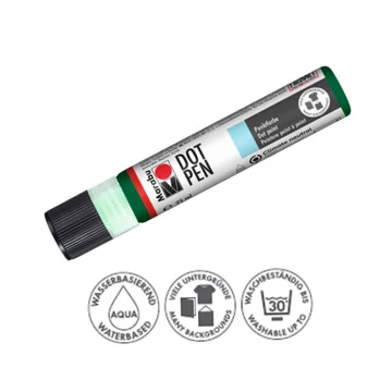 Marabu Dot Pen díszítő és pontozó toll 067 telt zöld 25ml Marabu Dot Pen díszítő és pontozó toll 067 telt zöld 25ml