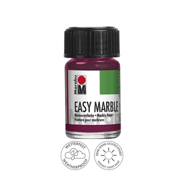 Marabu EASY MARBLE márványozó festék 223 szeder 15ml Marabu EASY MARBLE márványozó festék 223 szeder 15ml