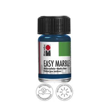 Marabu EASY MARBLE márványozó festék 254 farmerkék 15ml Marabu EASY MARBLE márványozó festék 254 farmerkék 15ml