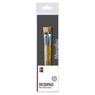 Marabu DECOUPAGE vegyes ecsetkészlet 2db Marabu DECOUPAGE vegyes ecsetkészlet 2db