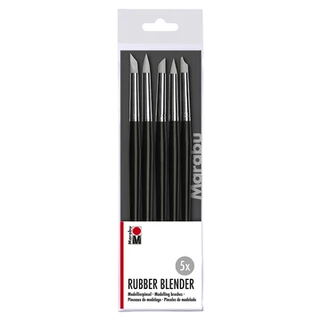 Marabu RUBBER BLENDER szilikon ecsetkészlet 5db Marabu RUBBER BLENDER szilikon ecsetkészlet 5db