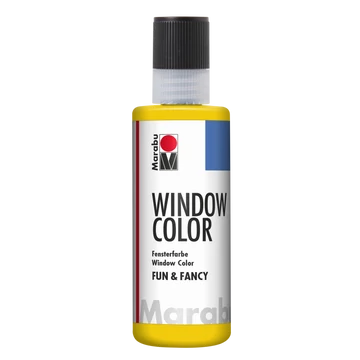 Marabu WINDOW COLOR (Fun&Fancy) matrica festék 019 sárga 80ml