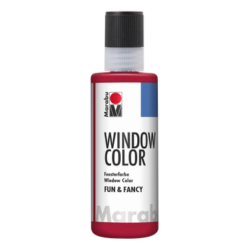 Marabu WINDOW COLOR (Fun&Fancy) matrica festék 038 rubinvörös 80ml