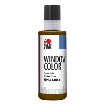 Marabu WINDOW COLOR (Fun&Fancy) matrica festék 045 sötétbarna 80ml