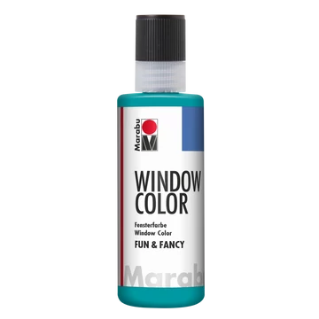 Marabu WINDOW COLOR (Fun&Fancy) matrica festék 098 türkiz 80ml Marabu WINDOW COLOR (Fun&Fancy) matrica festék 098 türkiz 80ml