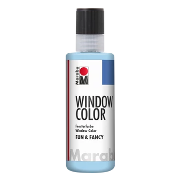 Marabu WINDOW COLOR (Fun&Fancy) matrica festék 291 jégkék 80ml