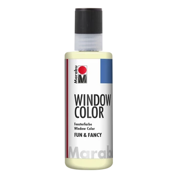 Marabu WINDOW COLOR (Fun&Fancy) matrica festék 872 foszforeszkáló sárga 80ml