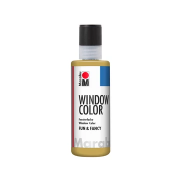Marabu WINDOW COLOR (Fun&Fancy) kontúrozó festék arany/gold 80ml Marabu WINDOW COLOR (Fun&Fancy) kontúrozó festék arany/gold 80ml