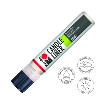 Marabu CANDLE LINER gyertyadíszítő toll 070 fehér 25ml Marabu CANDLE LINER gyertyadíszítő toll 070 fehér 25ml