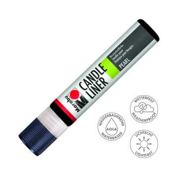 Marabu CANDLE LINER gyertyadíszítő toll 073 fekete 25ml Marabu CANDLE LINER gyertyadíszítő toll 073 fekete 25ml