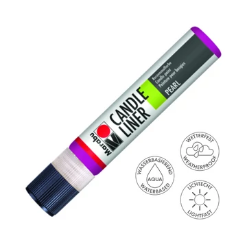 Marabu CANDLE LINER gyertyadíszítő toll 211 lila 25ml Marabu CANDLE LINER gyertyadíszítő toll 211 lila 25ml