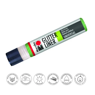 Marabu GLITTER LINER kontúrozó 561 kivi 25ml