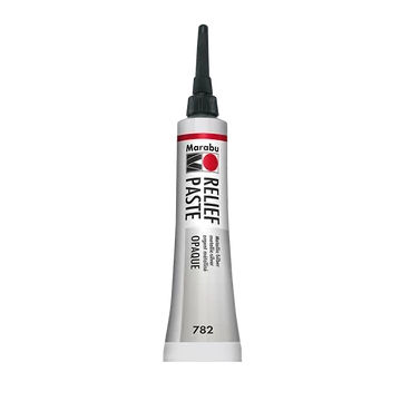 Marabu RELIEF PASTE kontúrozó üvegfestékhez 782 metálfényű ezüst 20ml Marabu RELIEF PASTE kontúrozó üvegfestékhez 782 metálfényű ezüst 20ml