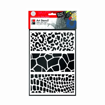 Marabu STENCILS sablon állatminták/animal print combination A6 Marabu STENCILS sablon állatminták/animal print combination A6