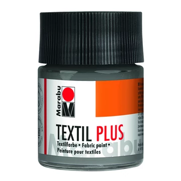 Marabu TEXTIL PLUS textilfesték sötét anyagra 078 szürke 50ml