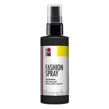 Marabu FASHION SPRAY pumpás textilfesték 073 fekete 100ml