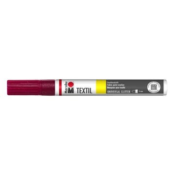 Marabu TEXTIL filctoll 3mm 532 glitter piros Marabu TEXTIL filctoll 3mm 532 glitter piros