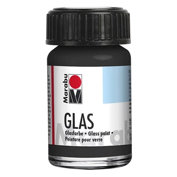 Marabu GLAS vizes üvegfesték 073 fekete 15ml Marabu GLAS vizes üvegfesték 073 fekete 15ml