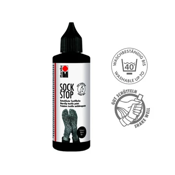 Marabu ZOKNI STOP csúszásgátló festék 073 fekete 90ml Marabu ZOKNI STOP csúszásgátló festék 073 fekete 90ml